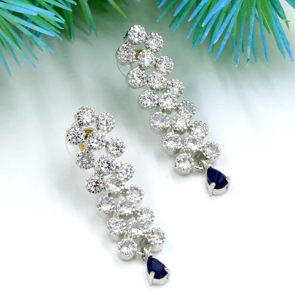 Orlenna Shine American Diamond Choker