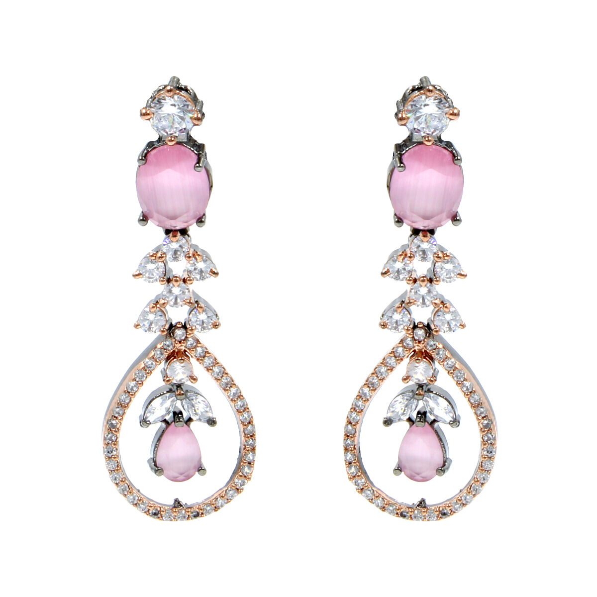 Orlenna American Diamond Short Necklace Set