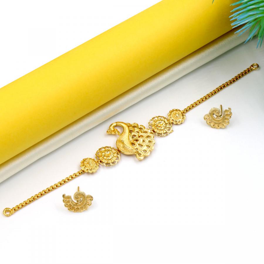 Hand Crafted Gold Plated Choker Set