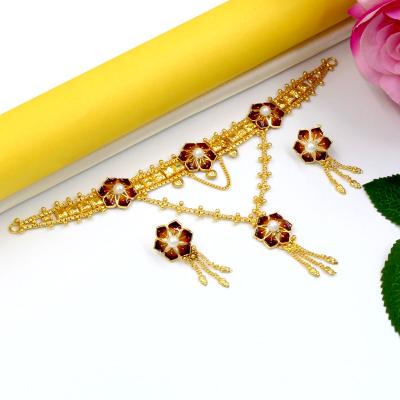 Eye Catching Gold Plated Meena Choker